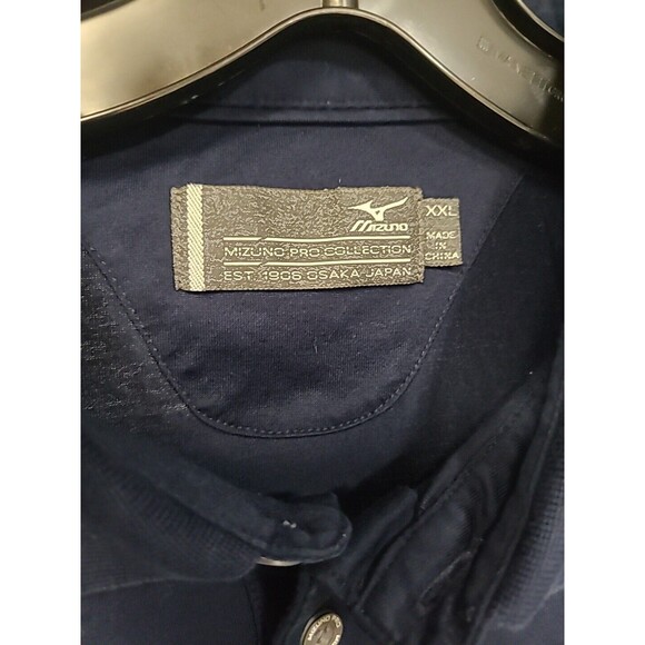 MIZUNO Pro Collection Polo XXL embroidered Logo Golf Baseball - Picture 6 of 7